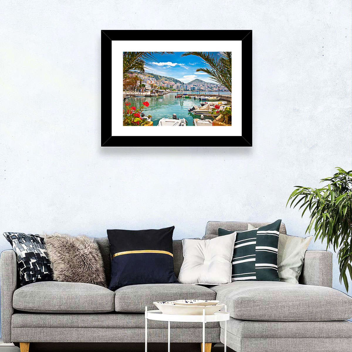Saranda Harbor View Wall Art