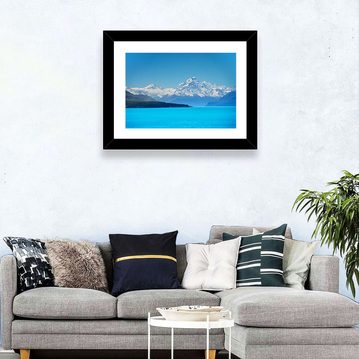 Aoraki Over Lake Pukaki Wall Art