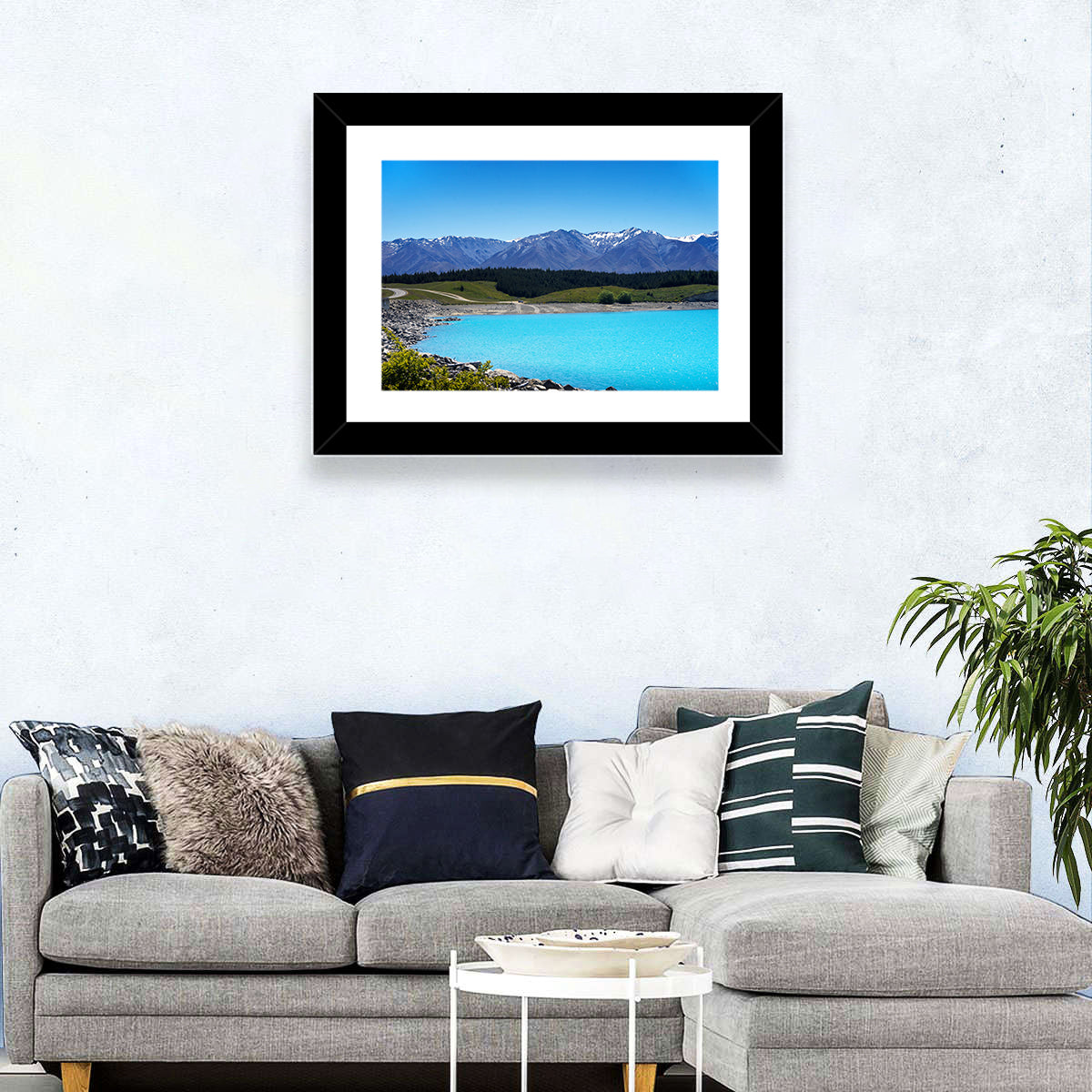 Lake Pukaki Turquoise View Wall Art