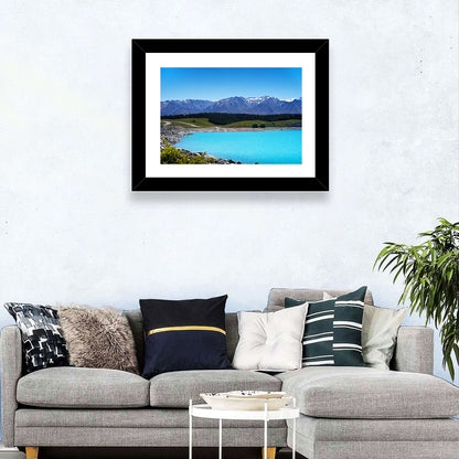 Lake Pukaki Turquoise View Wall Art