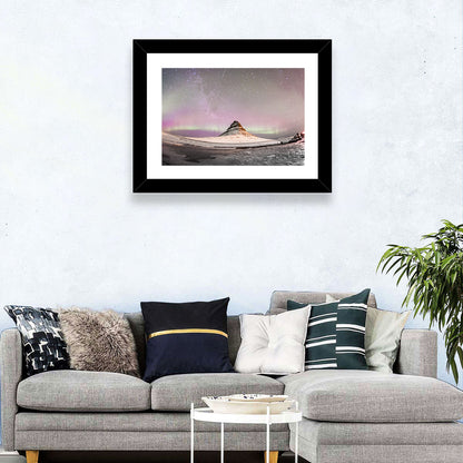 Aurora Over Kirkjufell Wall Art
