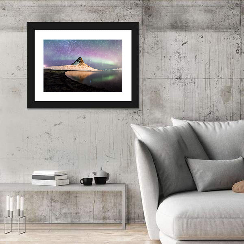 Kirkjufell Under the Milky Way Wall Art