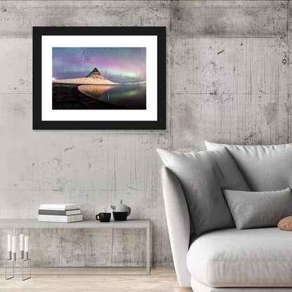 Kirkjufell Under the Milky Way Wall Art