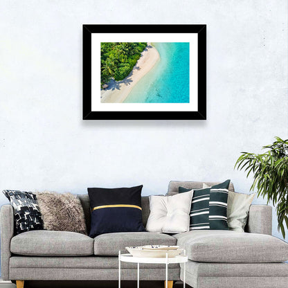 Secluded Tropical Beach Wall Art