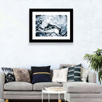 Foam Swirl Abstract Wall Art