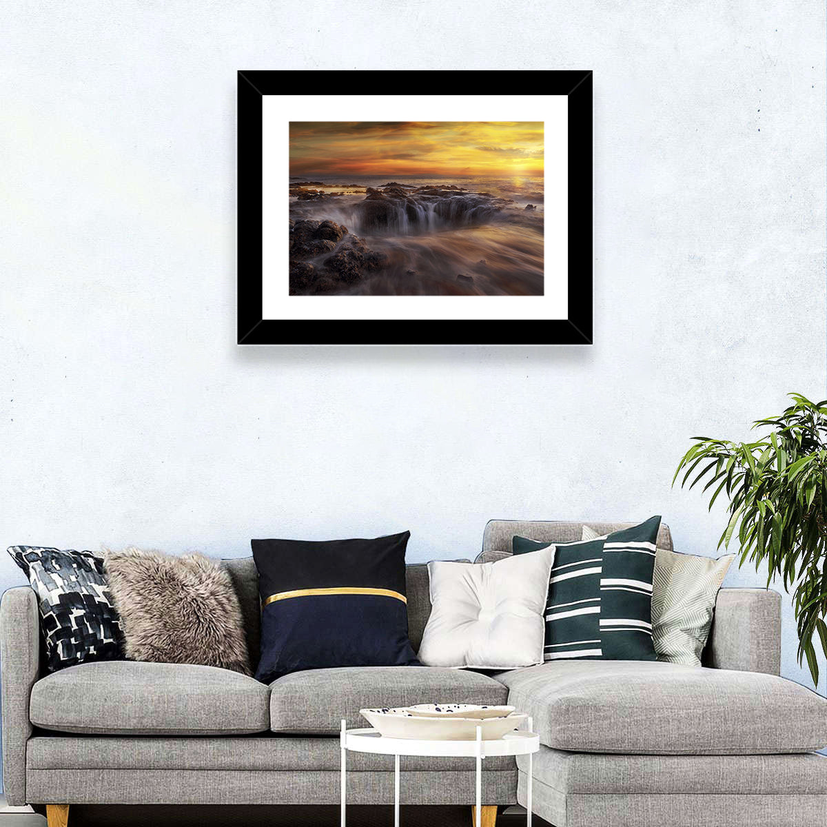 Thors Well at Cooks Chasm Sunset Wall Art
