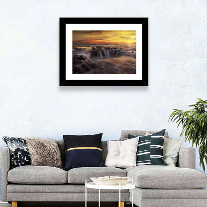 Thors Well at Cooks Chasm Sunset Wall Art