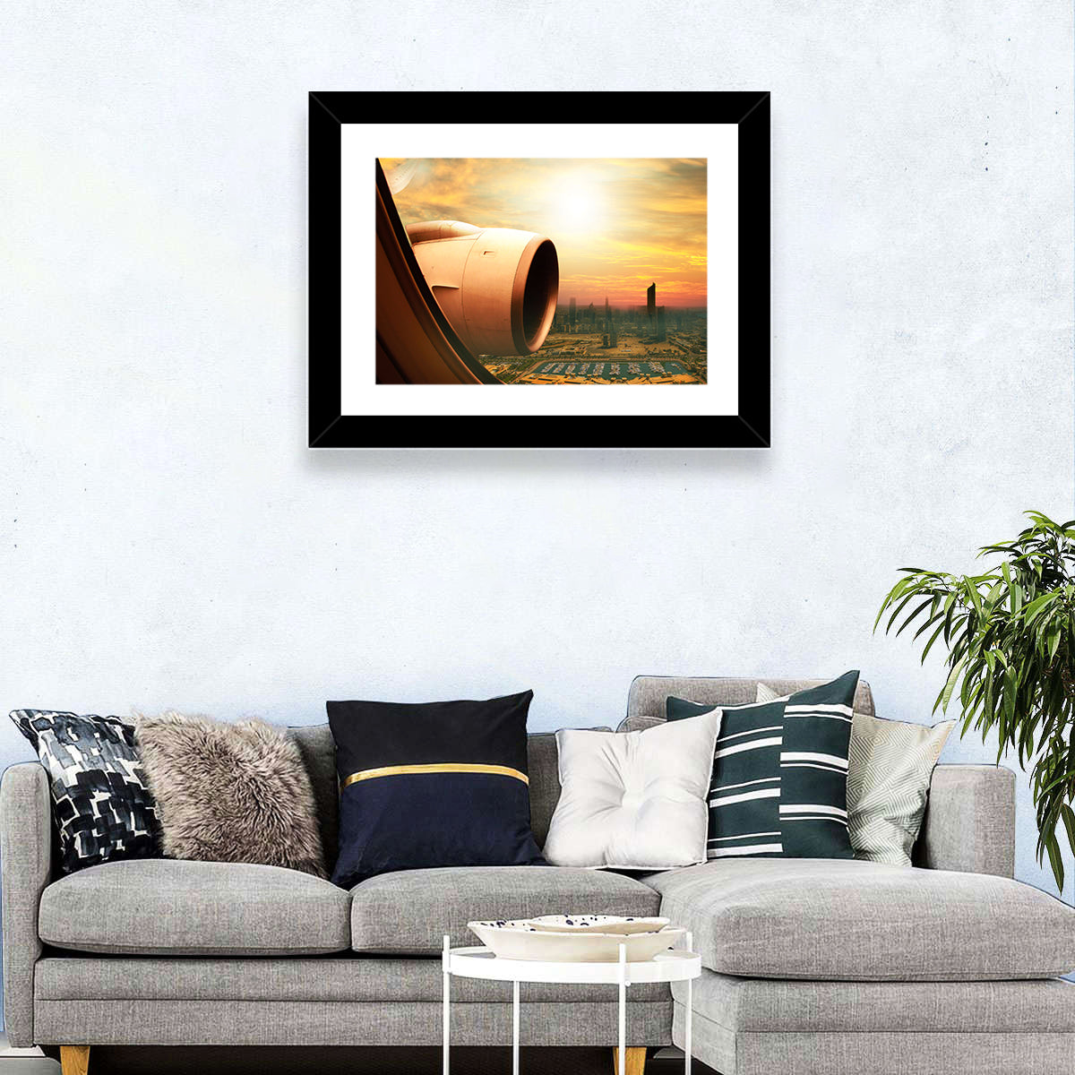 Kuwait City at Golden Hour Wall Art