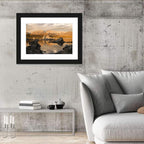 Mono Lake Tufa at Golden Hour Wall Art