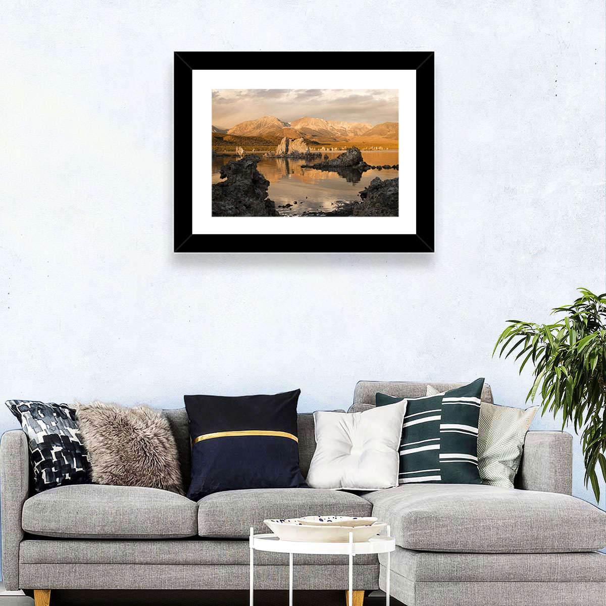 Mono Lake Tufa at Golden Hour Wall Art