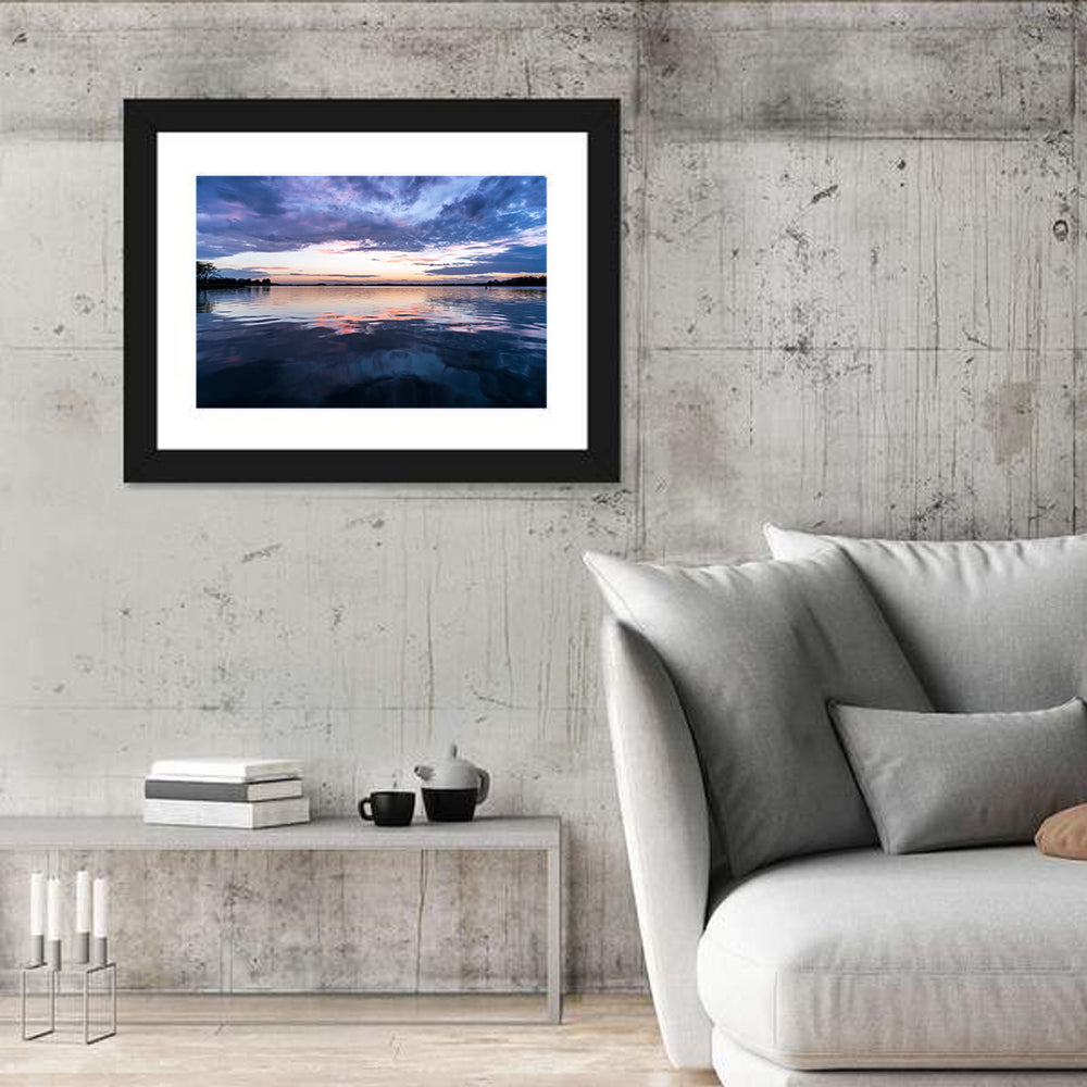 Lake Norman Sunset Reflection Wall Art