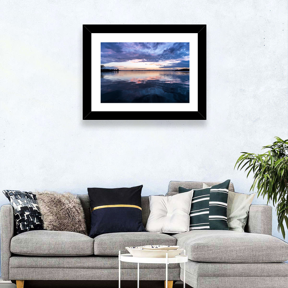 Lake Norman Sunset Reflection Wall Art