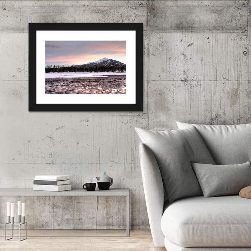 Mount Royal at Dusk Wall Art in a room, landscape