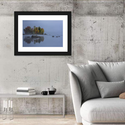 Morning Mist Over Chittenden Lake Wall Art