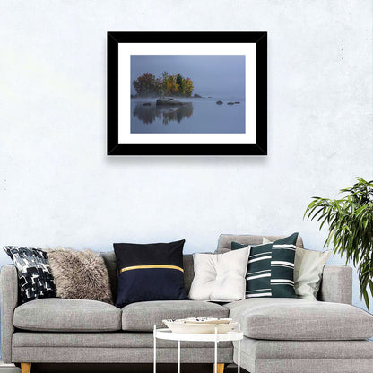 Morning Mist Over Chittenden Lake Wall Art
