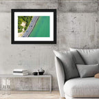 Auckland Coastal Highway Aerial View Wall Art