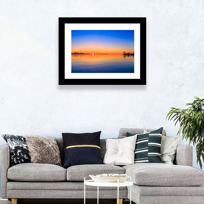 Toronto Sunset Over Lake Ontario Wall Art