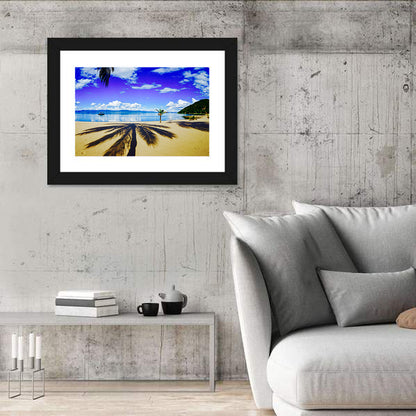 Lake Malawi Palm Shadow Wall Art
