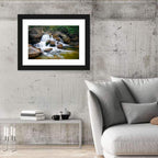 Blue Ridge Mossy Waterfall Wall Art