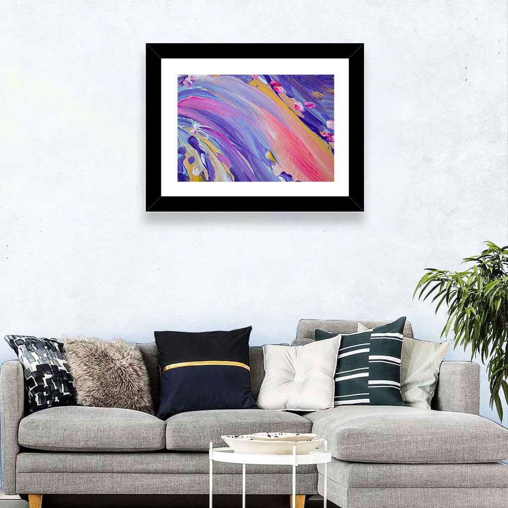 Sliding Hill Brushstrokes Wall Art