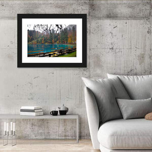 Blausee Crystal Lake Wall Art