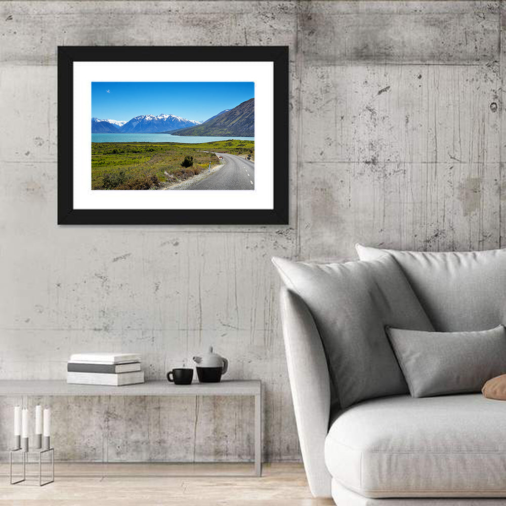 Winding Road at Lake Ohau Wall Art