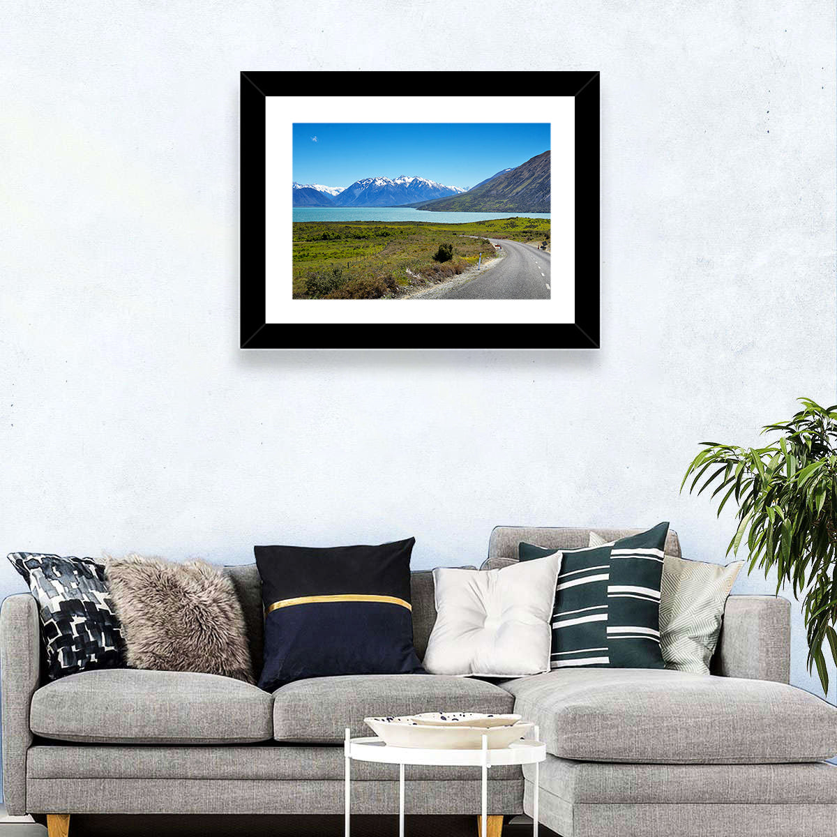 Winding Road at Lake Ohau Wall Art