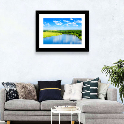 Blue River Meadow Wall Art