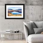 Kamloops Lake Sunset with Snow Capped Peaks Wall Art