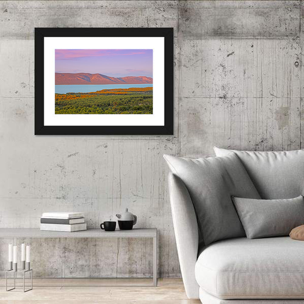 Lake Vrana Golden Hour Wall Art