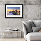 Portland Head Light at Dusk Wall Art