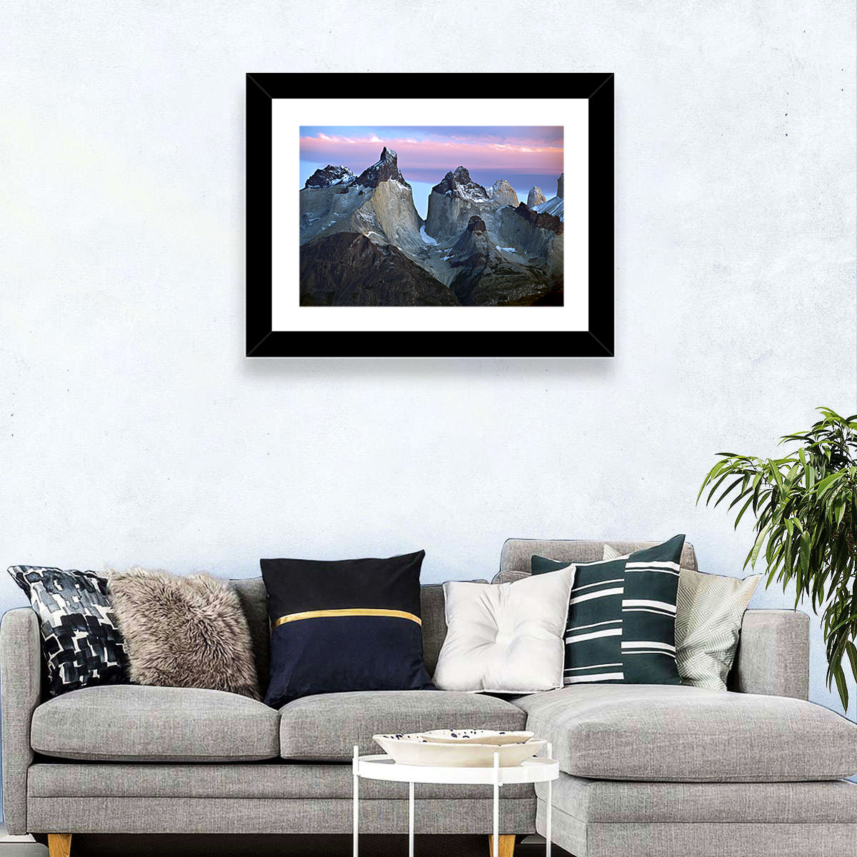 Los Cuernos Peak Valley, Torres Del Paine Wall Art