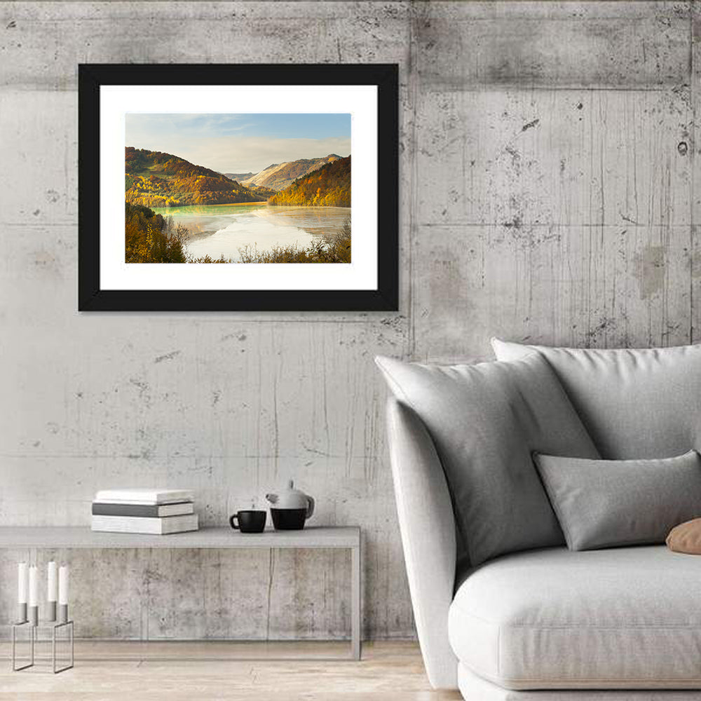 Bright Green Tailings Lake Wall Art