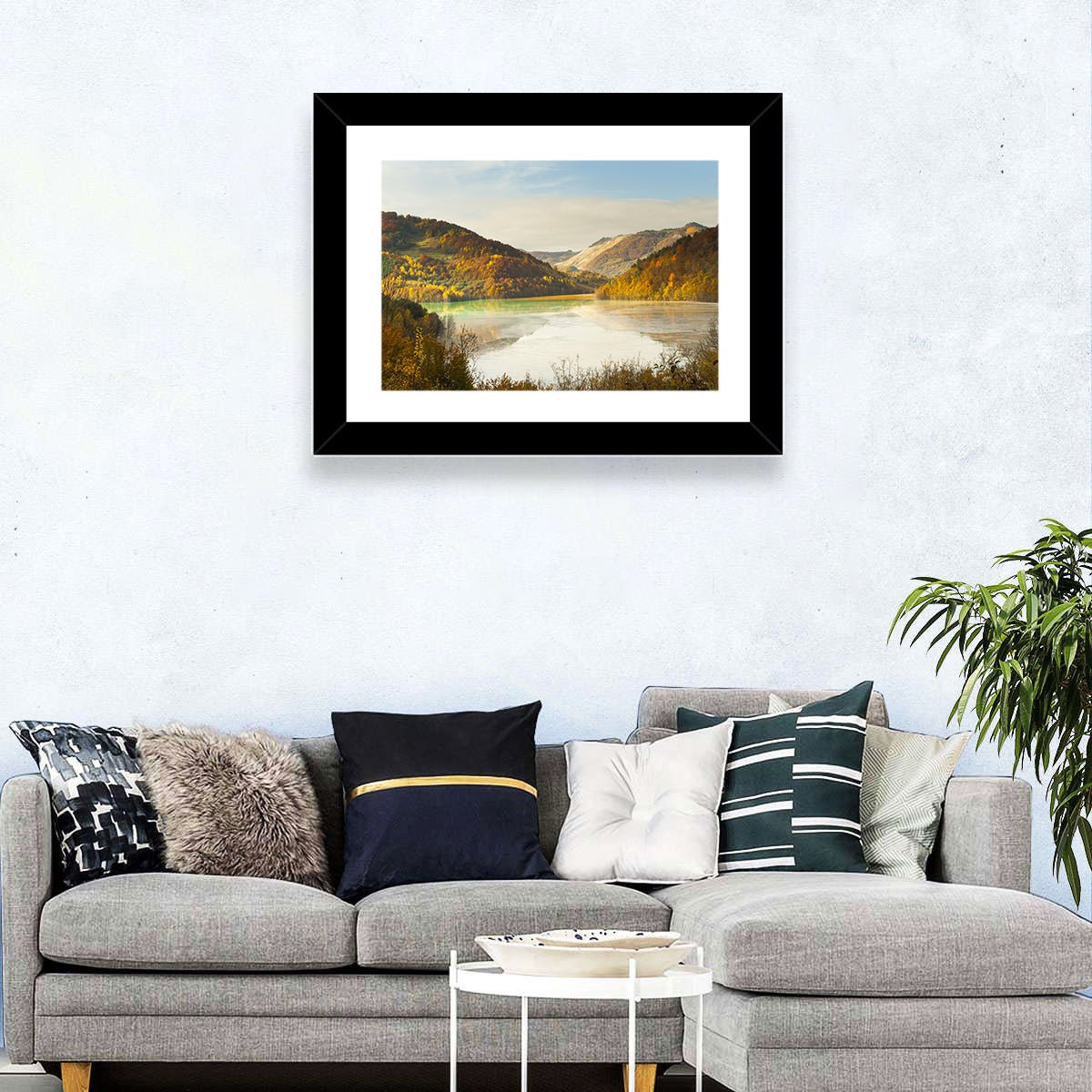 Bright Green Tailings Lake Wall Art