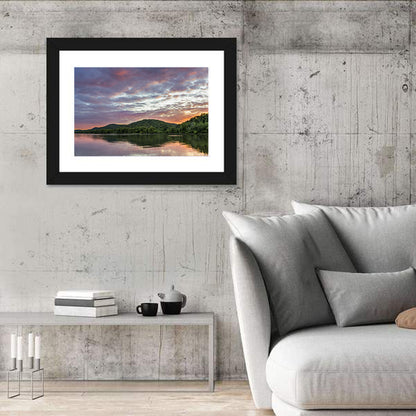 Ohio River Paden City at Dusk Wall Art