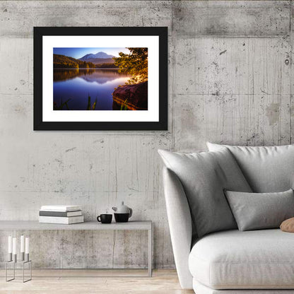 Mt Shasta Reflection at Lake Siskiyou Wall Art
