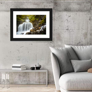 White Waterfall Wall Art