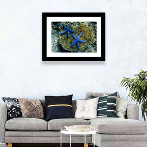 Blue Starfish Wall Art