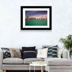 Chicago Skyline Above Lake Michigan Wall Art