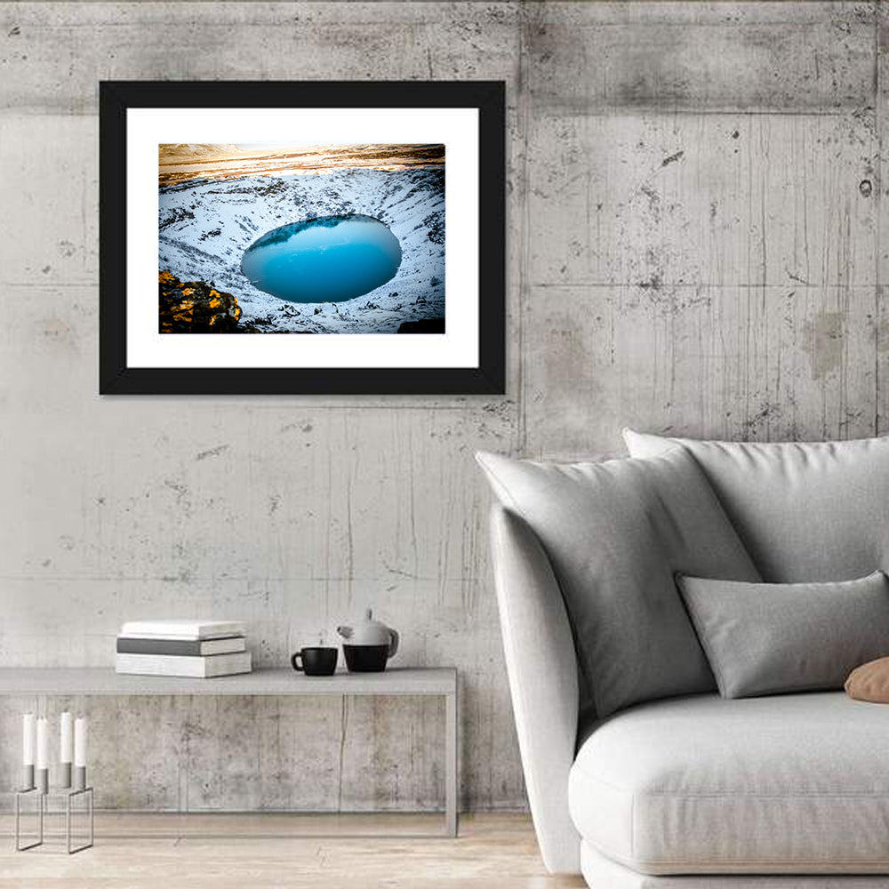 Kerid Crater Lake Wall Art