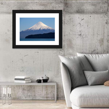 Snow-capped Osorno Volcano Over Lake Wall Art