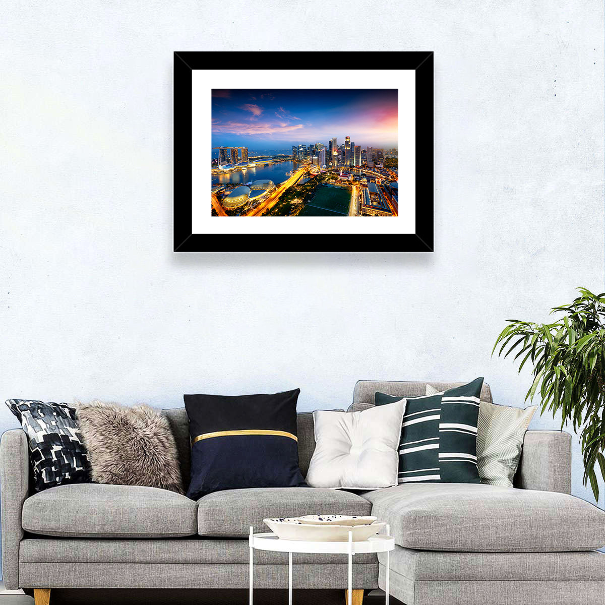 Marina Bay Twilight Singapore Wall Art