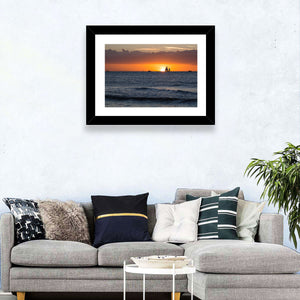 Florida Sea Sunset Wall Art