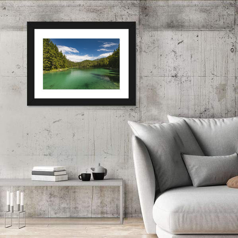 Lake Eibsee Reflections Wall Art