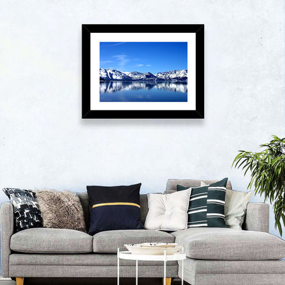 Lake Tahoe Mountain Reflection Wall Art
