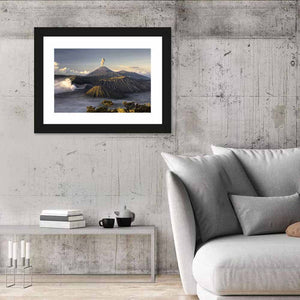 Mount Bromo Eruption Wall Art