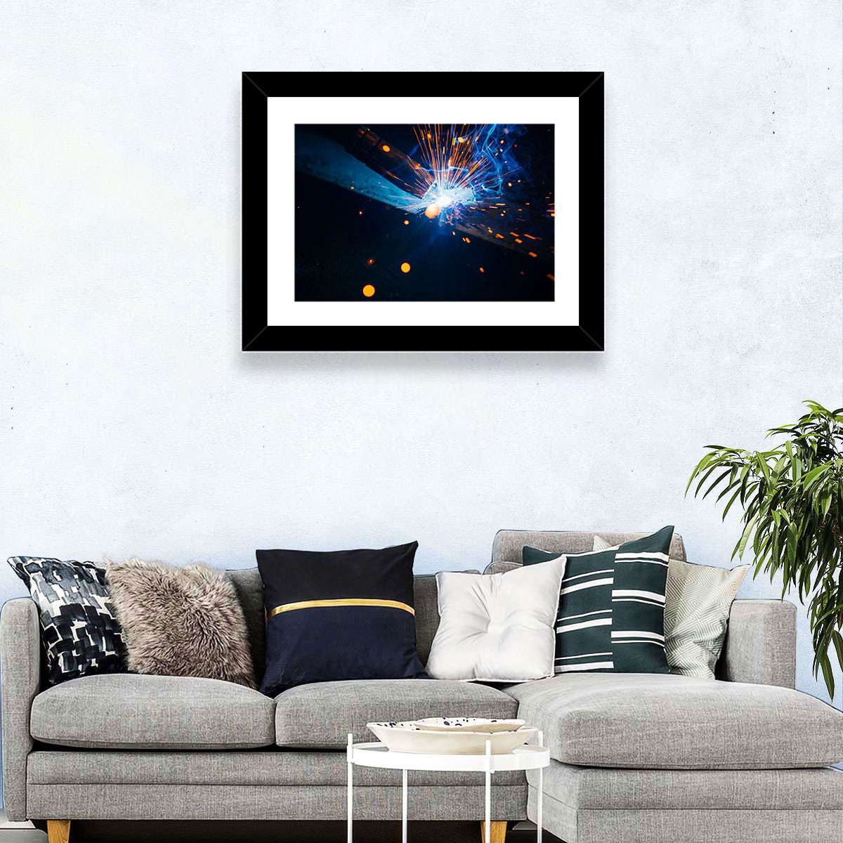 Molten Metal Sparks Wall Art