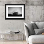 German Tank Desert Silhouette Wall Art