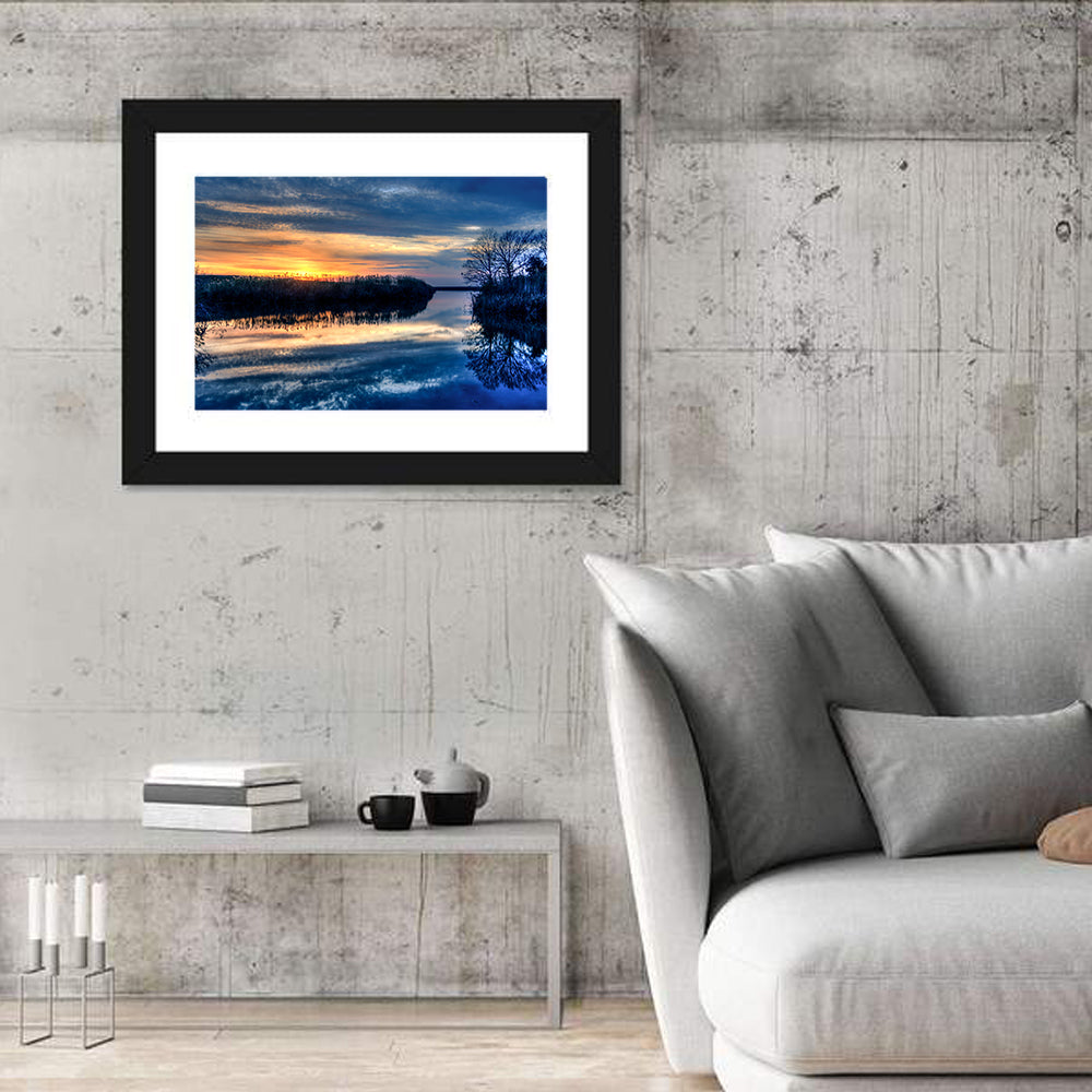 Louisiana Bayou Sunset Wall Art