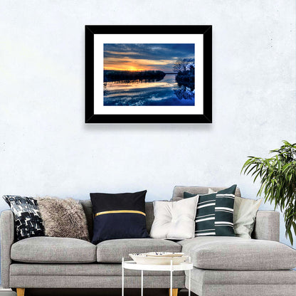 Louisiana Bayou Sunset Wall Art